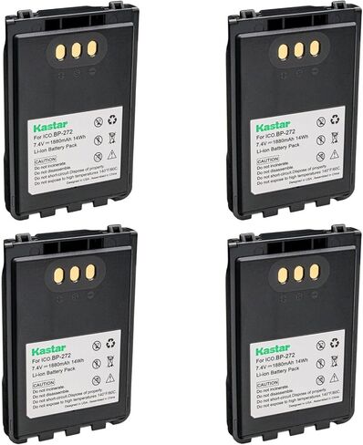 Kastar 1-Pack BP272 استبدال بطارية لبطارية Icom BP-271 Icom BP-272Li، Icom IC-31A، Icom IC-31E، Icom IC-51A، Icom IC-51E، Icom ID-52، Icom IC-705 أجهزة الراديو ثنائية الاتجاه in Kuwait