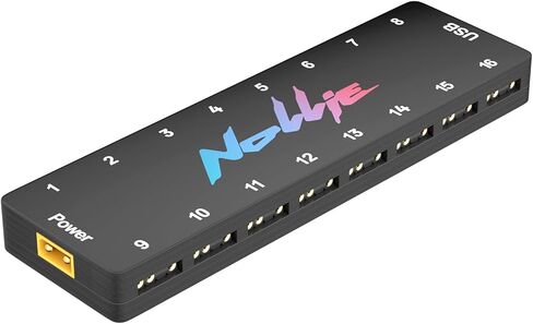 Iesooy Nollie 8 ARGB Controller Fan Hub 5v 3Pin 8 Port ARGB Interface SATA Powered Support SignalRGB OpenRGB in Saudi Arabia