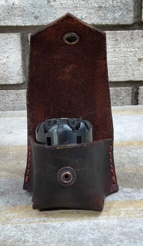 1858 Remington Leather Spare Cylinder Pouch Cowboy Revolver Brown in Kuwait
