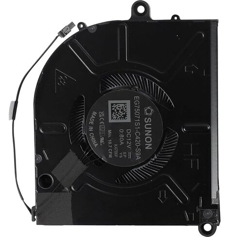 CPU+GPU Cooling Fan Replacement for Dell Alienware M16 R2 Series Laptop EG75071S1-C410-S9A EG75071S1-C420-S9A ND8CC32-23F17 ND8CC31-23F16 02GN4X DC12V 0.8A in Saudi Arabia