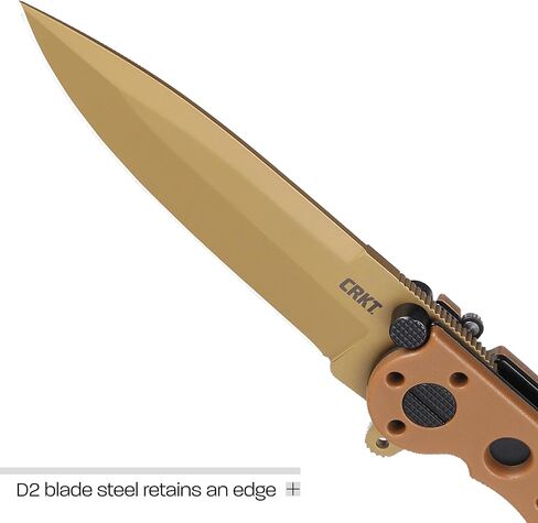 CRKT M16-01DZ Everyday Carry Folding Knife: Spear Point with D2 Steel Blade, Glass-Reinforced Nylon Handle, Liner Lock, M16-01DZ in Saudi Arabia