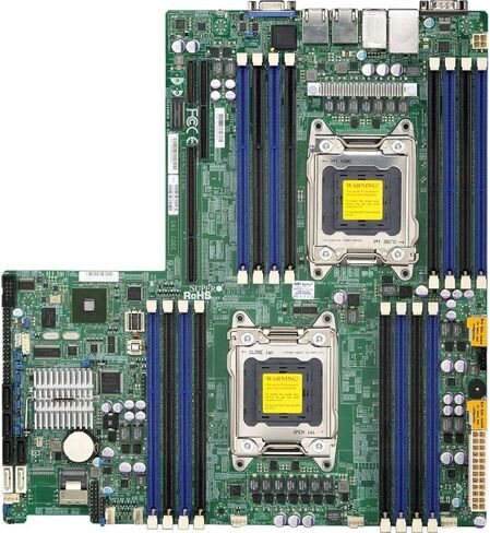 اللوحة الأم Supermicro X9DRW-IF-O Dual LGA2011 /Intel C602/ DDR3/ SATA3/ V&2GbE/ الخاصة بخادم WIO in Kuwait