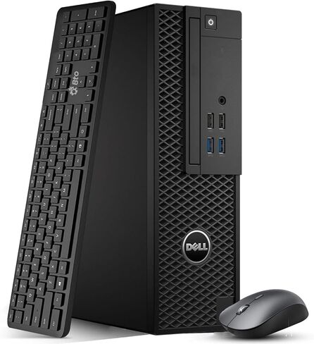 Dell Precision 3420 SFF Desktop Computer – Intel Core i5-6500 6th Gen – 16GB RAM – 256GB SSD – WiFi – Wireless Keyboard and Mouse – Home & Office Workstation PC – Windows 11 Pro (Renewed) in Kuwait