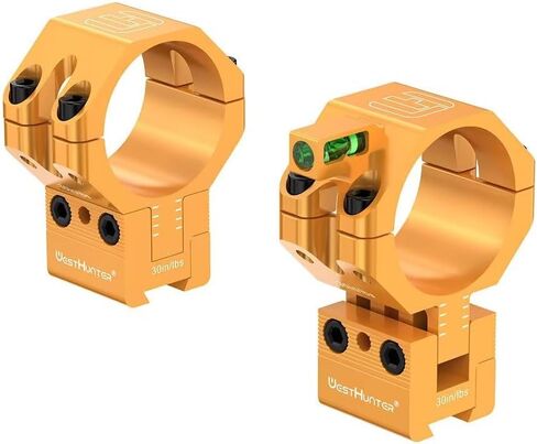 WestHunter Optics Precision 11mm Dovetail Scope Rings with 120 MOA Adjustment, 1 Inch 30mm 34mm Tube Adjustable Height Scope Mount with Bubble Level in Saudi Arabia