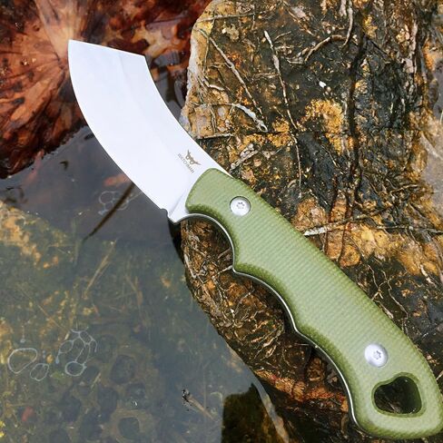 Watchman WF217 EDC سكين ذو نصل ثابت 14C28N شفرة فولاذ ميكارتا مقبض مع أغلفة كيديكس للأنشطة الخارجية والتخييم in Kuwait