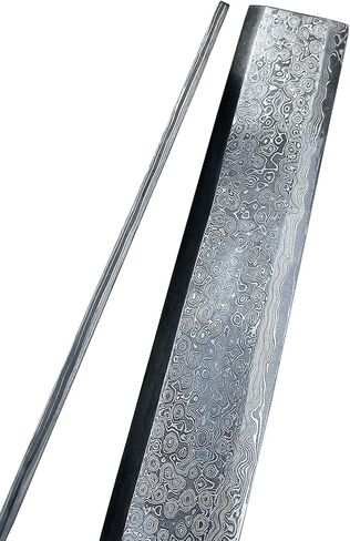 سان ماي قطرة المطر دمشق بار الخام قطرة المطر سان ماي بار الخام الصلب 10 "x 2" بوصة بوش الحرف سكين صنع اليدوية in Kuwait