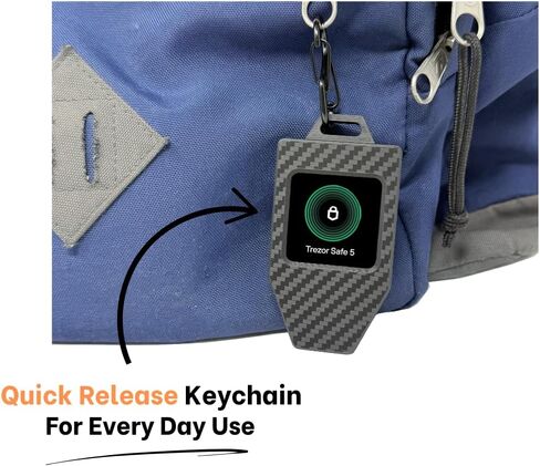 Carbon Fiber Case for Trezor Safe 5, Full Protection for Crypto Hardware Wallets, Lightweight and Precision-Fit in Saudi Arabia