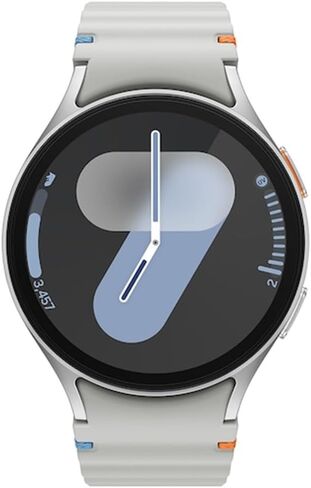 Samsung Galaxy Ai Watch 7 إصدار أمريكا اللاتينية SM-L310N (44 مم) نصائح بلوتوث للعافية، تتبع معدل ضربات القلب، مراقب النوم، متتبع اللياقة البدنية (فضي) (متجدد) in Saudi Arabia