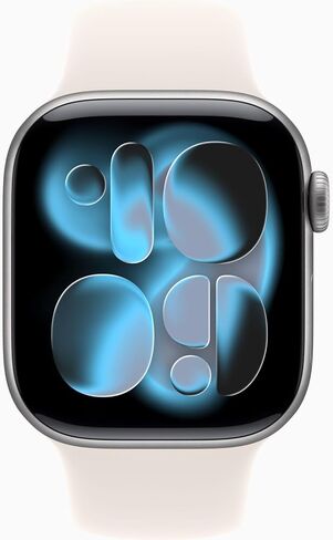 Apple Watch Series 11 [GPS + Cellular, 42mm] Space Gray Aluminum Case with Starlight Sport Band, S/M (Renewed) in Saudi Arabia