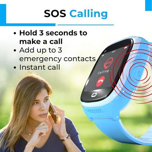 Kids Watch with GPS Tracker, Two Way Calling, Real Time Tracking & SOS Alerts, Smart Watch for Call and Text with Geo Fencing, School Mode, Safe Electronics, Long Battery & Parental Controls in Saudi Arabia