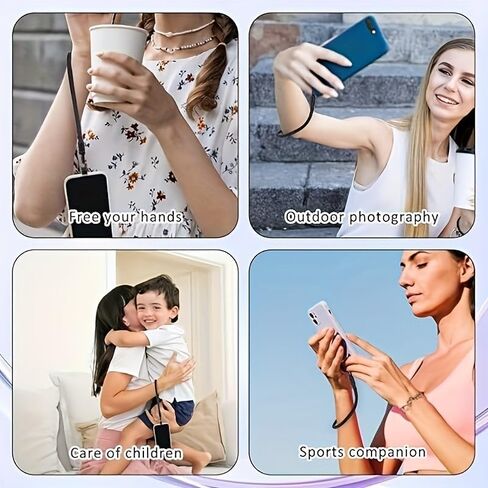 Anti-Theft Phone Lanyard 360 Degree Rotatable With Adjustable Self-Locking Buckle Wrist Strap for Daily Travel Commuting in Saudi Arabia