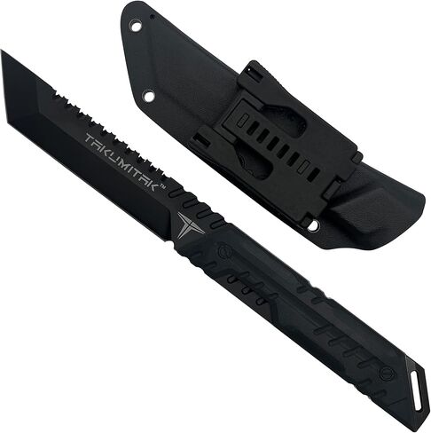 سكين تكتيكي سكين صيد سكين البقاء D2 Tanto Blade G10 مقبض Kydex Sheath Molle Clip سكاكين ذات نصل ثابت ملحقات التخييم معدات النجاة عدة النجاة معدات ومعدات تكتيكية معدات الصيد EDC سكين EDC Gear 40284 (فضي TKF216SL) in Kuwait