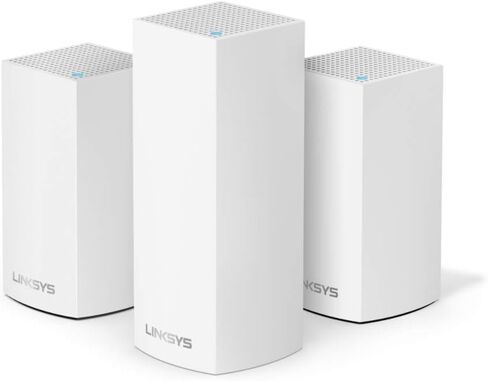 لينكسيس فيلوب ثلاثي الموجات AC4600 نظام استبدال راوتر واي فاي شبكي ذكي، 3 حزم تغطية تصل إلى 5000 قدم مربع in Saudi Arabia