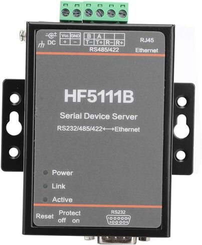 Tyenaza HF-5111B الخادم التسلسلي 3 في 1 RJ45 RS232/RS485/RS422 إلى إيثرنت الخادم التسلسلي DTU in Saudi Arabia