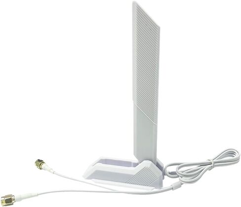 هوائي زاهارا أبيض RP-SMA ثنائي النطاق واي فاي 6E لجهاز ASUS ROG Strix X570-E للألعاب WiFi II 14008-02650600 14008-02650000 2.4G/5G/6G WiFi 6e in Kuwait