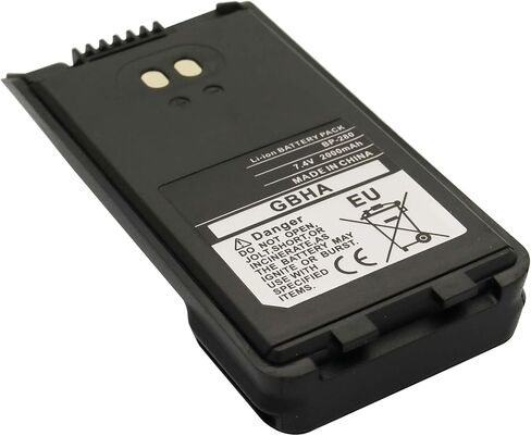BP-279 BP-280 بطارية ليثيوم أيون بديلة 2000 مللي أمبير مع مشبك حزام متوافقة مع راديو ICOM IC-A16 IC-A16E IC-F1000 IC-F1000D IC-F1000S IC-F1000T IC-F2000 IC-F2000S IC-V88 in Saudi Arabia