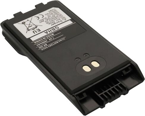 BP-279 BP-280 بطارية ليثيوم أيون بديلة 2000 مللي أمبير مع مشبك حزام متوافقة مع راديو ICOM IC-A16 IC-A16E IC-F1000 IC-F1000D IC-F1000S IC-F1000T IC-F2000 IC-F2000S IC-V88 in Saudi Arabia