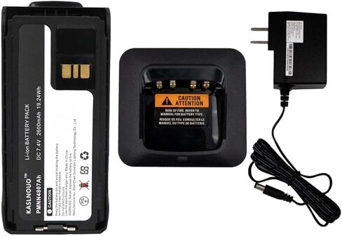 بطارية وشاحن R7 USB-C متوافق مع راديو موتورولا R7A PMNN4807 PMNN4808 PMNN4809 PMNN4810A شاحن سريع لسطح المكتب in Saudi Arabia