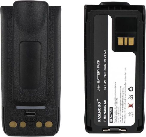 بطارية وشاحن R7 USB-C متوافق مع راديو موتورولا R7A PMNN4807 PMNN4808 PMNN4809 PMNN4810A شاحن سريع لسطح المكتب in Saudi Arabia