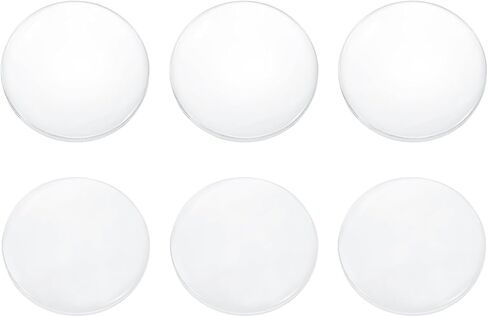 PATIKIL 6 Pack Optical Lens Set, 4 cm Glass Lenses (3 Biconvex 10 cm Focal Length & 3 Biconcave -10 cm Focal Length) for Physics Science Education DIY Telescope Microscope Experiments in Kuwait