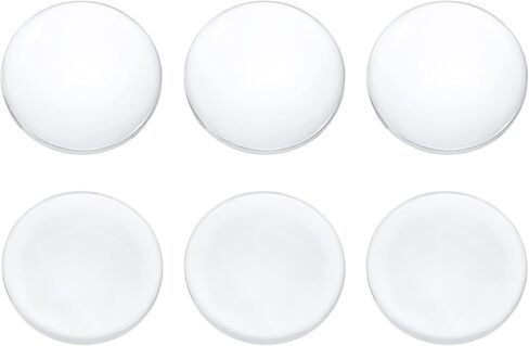 PATIKIL 6 Pack Optical Lens Set, 3 cm Glass Lenses (3 Biconvex 5 cm Focal Length & 3 Biconcave -7.5 cm Focal Length) for Physics Science Education DIY Telescope Microscope Experiments in Kuwait