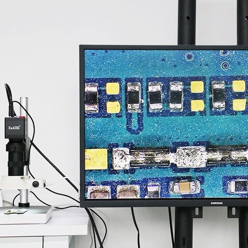 أحادي العين 8x-100x 40 مللي متر-100 مللي متر C-Mount Zoom-عدسة زجاجية مناسبة لمختبر الصناعة-كاميرا المجهر in Kuwait
