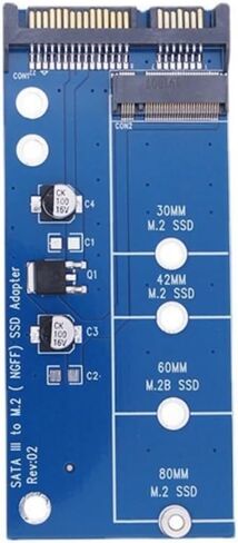 SATA3 Adapter M.2 SATA3 to M.2 M.2 SATA3 Adapter M.2 Converter SATA3 Card Converter for 2230 2242 2260 2280 in Saudi Arabia