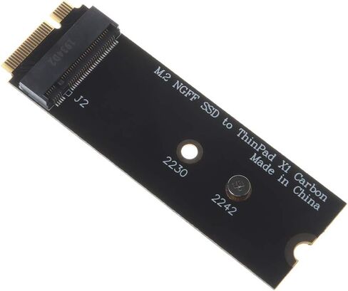 ل M.2 محول الكربون Ultrabook قارئ مجلس بطاقة NGFF SATA محول ل ثينك باد إلى X1 الكربون 20 + 6pin in Kuwait