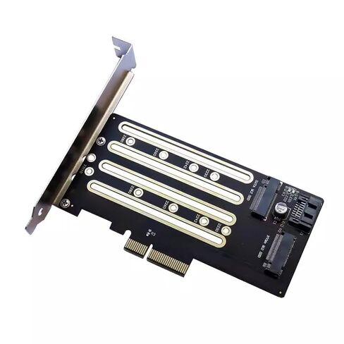 PCIE to NVME SSD Adapter M.2 NVMe to PCIe 4.0 x4 Expansion Card Risers Bracket in Saudi Arabia