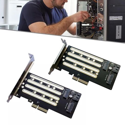 PCIE to NVME SSD Adapter M.2 NVMe to PCIe 4.0 x4 Expansion Card Risers Bracket in Saudi Arabia