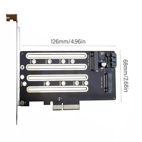 PCIE to NVME SSD Adapter M.2 NVMe to PCIe 4.0 x4 Expansion Card Risers Bracket in Saudi Arabia