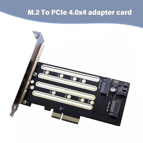 PCIE to NVME SSD Adapter M.2 NVMe to PCIe 4.0 x4 Expansion Card Risers Bracket in Saudi Arabia