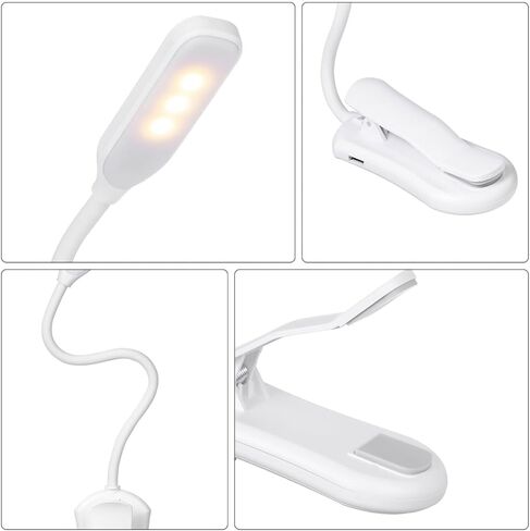 مصباح قراءة LED يعمل باللمس يعمل بمنفذ USB، مصباح مكتبي قابل للطي للعناية بالعين، مصباح طاولة قابل للتعديل للدراسة في المنزل والمكتب in Kuwait