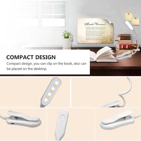 مصباح قراءة LED يعمل باللمس يعمل بمنفذ USB، مصباح مكتبي قابل للطي للعناية بالعين، مصباح طاولة قابل للتعديل للدراسة في المنزل والمكتب in Kuwait