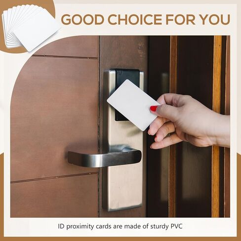 40 قطعة 125 كيلو هرتز قابلة لإعادة الكتابة بطاقة القرب RFID البلاستيكية الفارغة لباب الفندق متوافقة مع T5577 T5557 RFID in Kuwait
