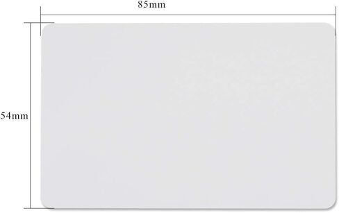 HERNAS 100pcs mi-fare 1K S50 بطاقة نسخ بطاقة RFID، بطاقة UID الذكية القابلة لإعادة الكتابة بطاقة NFC Tag Tag، بطاقة استنساخ ممتازة 13.56 ميجا هرتز للتحكم في الوصول إلى الباب، كتلة 0 قطاع قابلة للتغيير in Kuwait