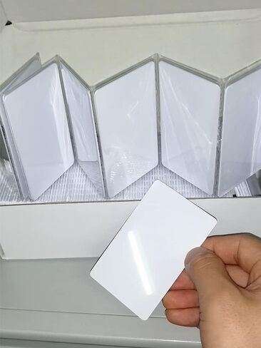 HERNAS 100pcs mi-fare 1K S50 بطاقة نسخ بطاقة RFID، بطاقة UID الذكية القابلة لإعادة الكتابة بطاقة NFC Tag Tag، بطاقة استنساخ ممتازة 13.56 ميجا هرتز للتحكم في الوصول إلى الباب، كتلة 0 قطاع قابلة للتغيير in Kuwait