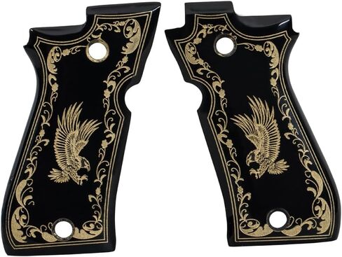 Salvatore Beretta 81 & 84 Grips with Acrylic Handle - Professional Ergonomic Handles for Enhanced Comfort and Control. in Saudi Arabia