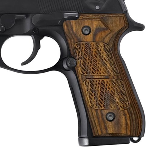 Guuun Wood Grip for Beretta 92/96 Full Size 92FS Grips, Colored Wood Composite Pistol Handle Panel in Saudi Arabia
