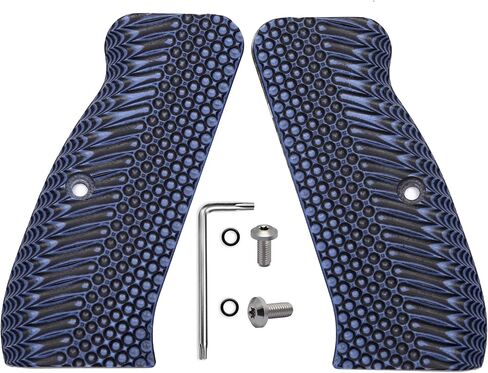 Guuun G10 CZ 75 Grips for Full Size CZ SP-01 OPS Texture - 8 Color Options in Saudi Arabia
