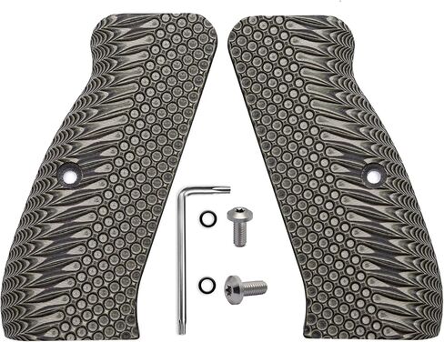 Guuun G10 CZ 75 Grips for Full Size CZ SP-01 OPS Texture - 8 Color Options in Saudi Arabia