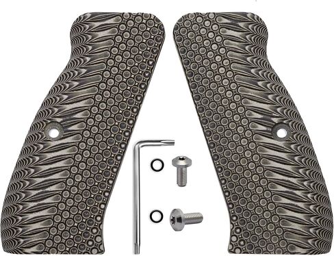Guuun G10 CZ 75 Grips for Full Size CZ SP-01 OPS Texture - 8 Color Options in Saudi Arabia
