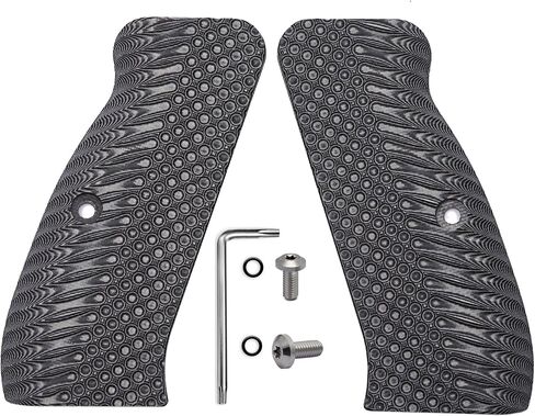 Guuun G10 CZ 75 Grips for Full Size CZ SP-01 OPS Texture - 8 Color Options in Saudi Arabia