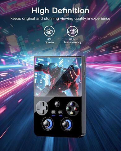 2 Pack Screen Protector for Anbernic RG477V Handheld Game Console, 9H Hardness Tempered Glass for Anbernic RG477V,Anti-Scratch, HD Clarity,Bubble Free in Saudi Arabia