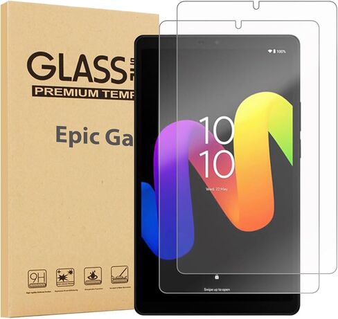 2-Pack Glass Screen Protector For TCL TAB 8 Gen 2 8.7" Tablet (2024) - Tempered Glass Film High Definition 9H Hardness in Saudi Arabia