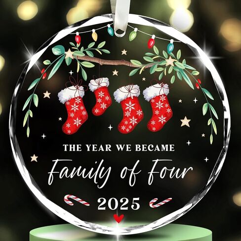NewEleven Babys First Christmas Ornament 2025 Girl Boy، زينة عيد الميلاد الشخصية للطفل، هدايا عيد الميلاد، هدايا حديثي الولادة لأمي الجديدة أبي، زخرفة عيد الميلاد الأول مع إطار الصورة in Kuwait
