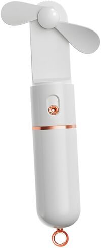 مروحة صغيرة محمولة بمنفذ USB من Sewroro مع إعدادات قابلة للتعديل بـ 3 سرعات، بطارية قابلة للشحن 2000 مللي أمبير في الساعة، مروحة جيب شخصية قابلة للطي للسفر والاستخدام المنزلي في الهواء الطلق، باللون الأبيض in Kuwait