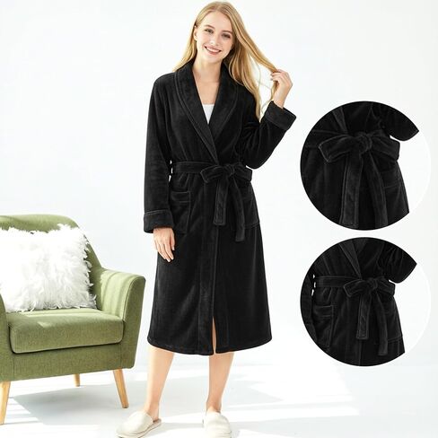 TIESOME Robe Belt, Robe Tie Replacement 67 x 1.8 Inch Bath Robe Belts Unisex Soft Plush Flannel Bathrobe Flannel Belt in Saudi Arabia