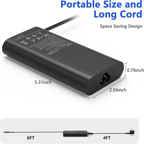 165W Gan USB C Charger Compatible with Dell Precision 5690 5680 3581 3580,Latitude 7640 7340 5540 5440 9440, Inspiron-14 16 Plus 7640 7430 Pro Rugged Laptop DA165PM210,LA165PM210,HA165PM210 in Saudi Arabia