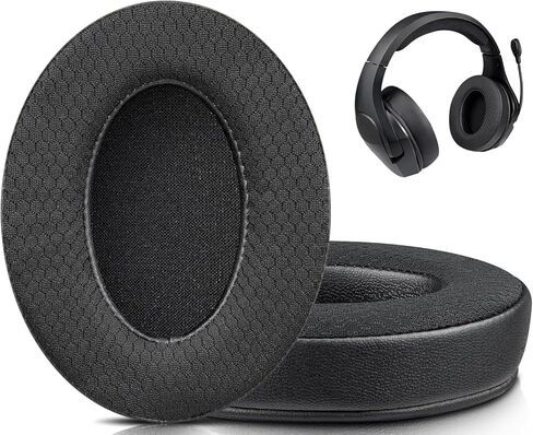SOULWIT Replacement Earpads for HyperX Cloud Stinger Core Wireless/CloudX Stinger Core (Wired/Wireless)/Cloud Stinger Core 7.1 Headsets, Ear Pads Cushions with High-Density Memory Foam - MF Black in Saudi Arabia